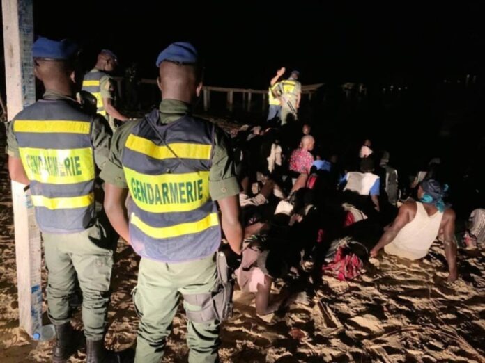Migration irrégulière : 61 migrants interpellés par la gendarmerie entre Dakar, Mbour, et Fatick
