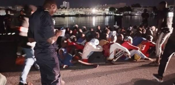 Emigration irrégulière : Une embarcation interceptée avec 219 migrants (25 mineurs et 27 femmes)