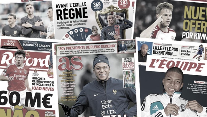 La signature de Kylian Mbappé au Real Madrid fait chavirer la presse mondiale La signature de Kylian Mbappé au Real Madrid fait chavirer la presse mondiale