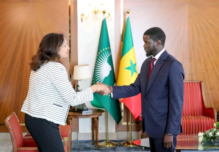 La sous-secrétaire d’État à la sécurité civile reçue par le président Bassirou Diomaye Faye La sous-secrétaire d’État à la sécurité civile reçue par le président Bassirou Diomaye Faye