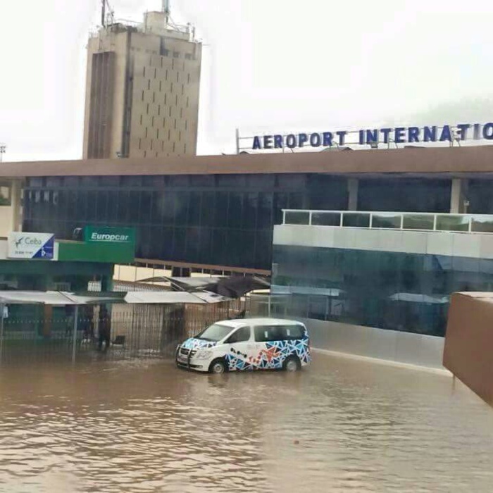 Forte pluie à Dakar : L'aéroport Léopold Sédar Senghor affecté