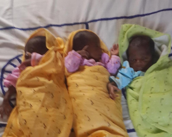 Ziguinchor : La jeune femme d’un (Asp) accouche de 3 petits garçons Ziguinchor : La jeune femme d’un (Asp) accouche de 3 petits garçons