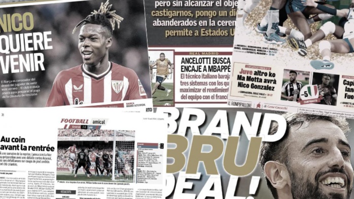 Le dossier Nico Williams touche à sa fin, Bruno Fernandes va signer un nouveau contrat XXL Le dossier Nico Williams touche à sa fin, Bruno Fernandes va signer un nouveau contrat XXL