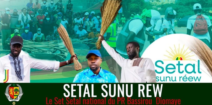 Journée de nettoyage « Setal Sunu Rew » : Sonko et Diomaye attendus respectivement à Ziguinchor et Mbour Journée de nettoyage « Setal Sunu Rew » : Sonko et Diomaye attendus respectivement à Ziguinchor et Mbour
