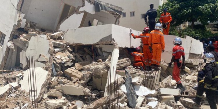 Effondrement d’une maison à Ouakam : Un guinéen retrouvé sous les décombres Effondrement d’une maison à Ouakam : Un guinéen retrouvé sous les décombres