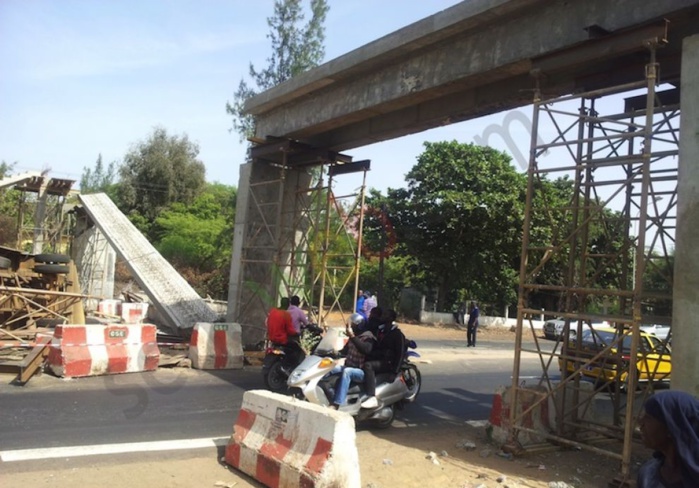 Autoroute à péage : une passerelle s’effondre à hauteur de Rufisque