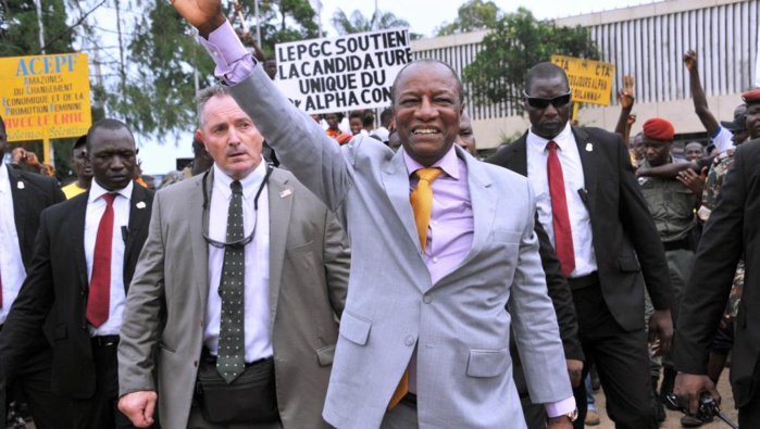 GUINEE : Alpha Condé élu au premier tour de l'élection présidentielle avec 57,85% des voix (commission électorale)