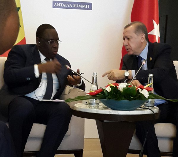 Entretien des présidents Macky Sall et Erdogan sur la coopération entre les deux pays