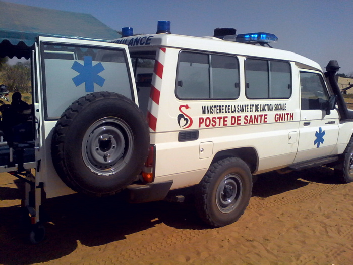 Le poste de Santé de Gnith, doté d'une ambulance médicalisée Le poste de Santé de Gnith, doté d'une ambulance médicalisée