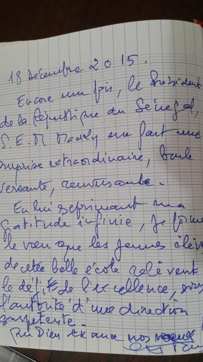 Le témoignage du Président Abdou Diouf sur le Président Macky Sall