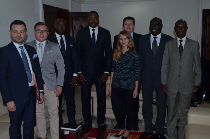 Une délégation du Groupe MENICA conduite par le Chef du Bureau économique de l’Ambassade du Sénégal en Pologne, Monsieur Diombass DIAW Une délégation du Groupe MENICA conduite par le Chef du Bureau économique de l’Ambassade du Sénégal en Pologne, Monsieur Diombass DIAW