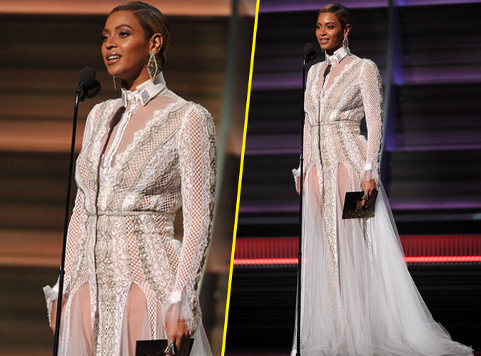 Grammy Awards 2016 : Beyoncé indétrônable ! Pas question pour la queen de ne pas apparaître sur la scène des Grammy Awards... Beyoncé a débarqué à la fin de la soirée et a mis le paquet