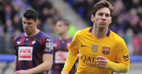 Liga : Barcelone déroule à Eibar (0-4) avec un doublé de Messi et un but du Suarez