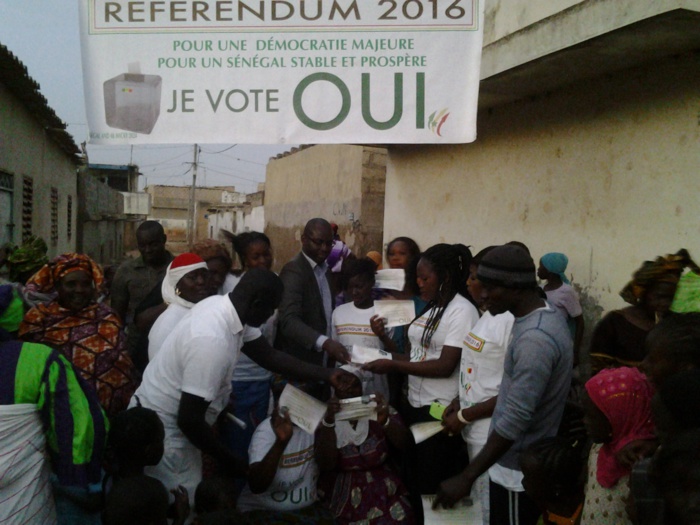 Fossar Banding Souané, Responsable APR et le mouvement « Sénégal And ak Macky » investissent la banlieue pour le « Oui »