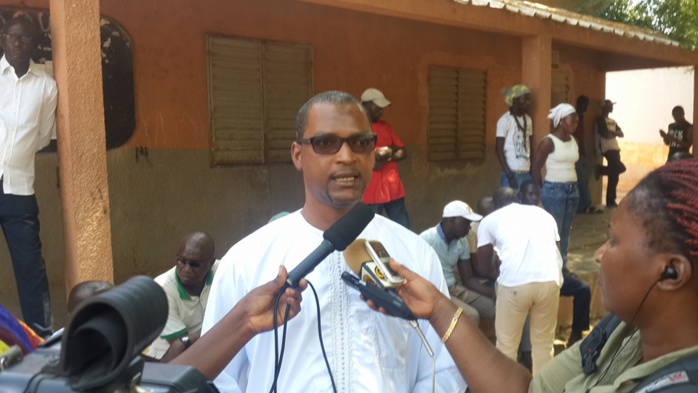 KOLDA : Elhadji Mamadou Diao(apr.) vote « oui ». KOLDA : Elhadji Mamadou Diao(apr.) vote « oui ».