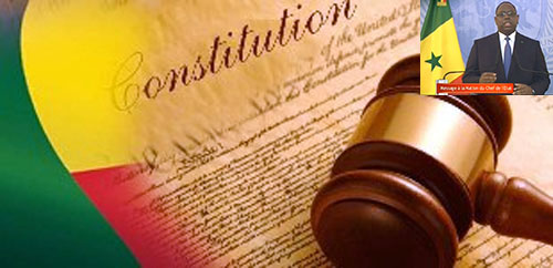 Macky Sall promet une "mise en oeuvre" diligente de la réforme constitutionnelle du 20 mars 2016