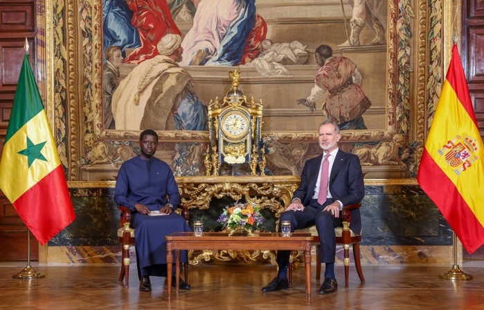 Diplomatie : Le Président Bassirou Diomaye Faye reçu avec les honneurs au Palais royal de Madrid