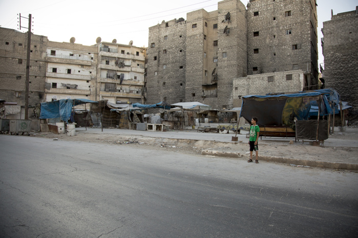 La décapitation d'un enfant par des rebelles provoque l'indignation à Alep, en Syrie