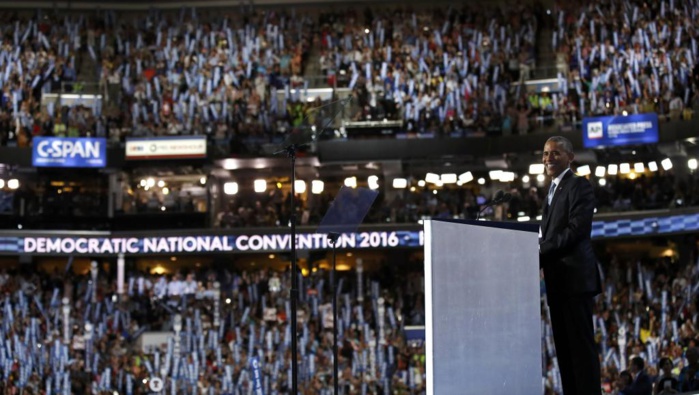 A la Une : Le discours de Barack Obama à la Convention démocrate