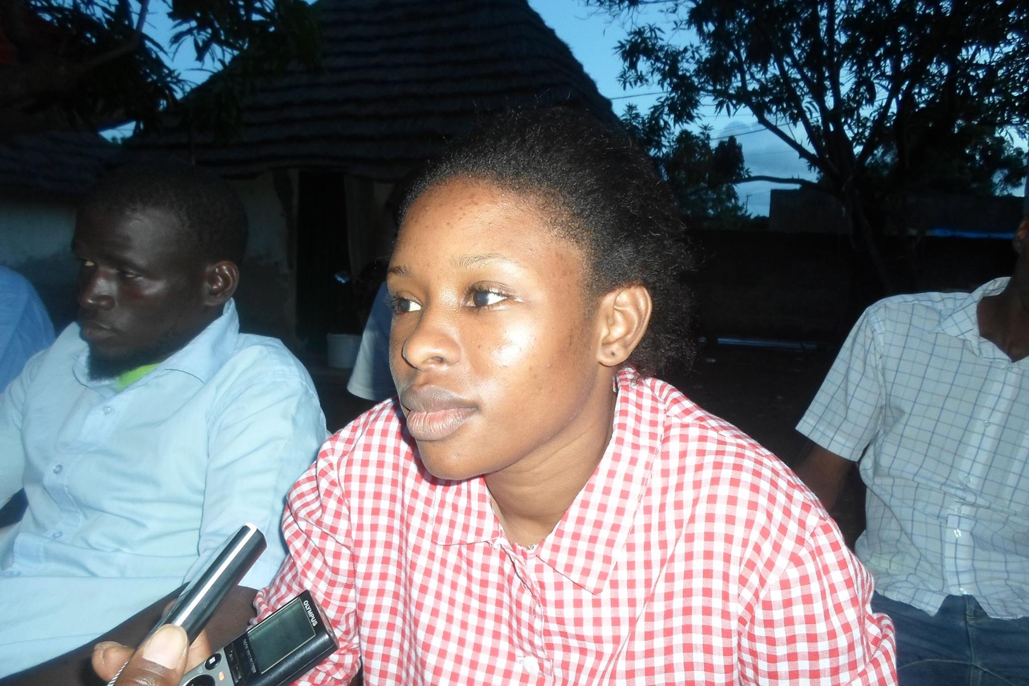 La responsable régionale de la Convergence des Jeunes Makyistes (COJEM), Mme Hawahou Françoise Diallo