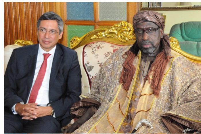 Le Premier ministre de l'Ile Maurice rend visite au Grand Serigne de Dakar Abdoulaye Makhtar Diop