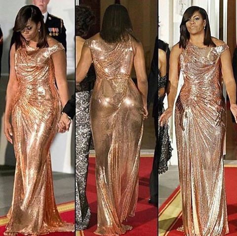 La tenue de soirée de Michelle Obama affole la toile !!!