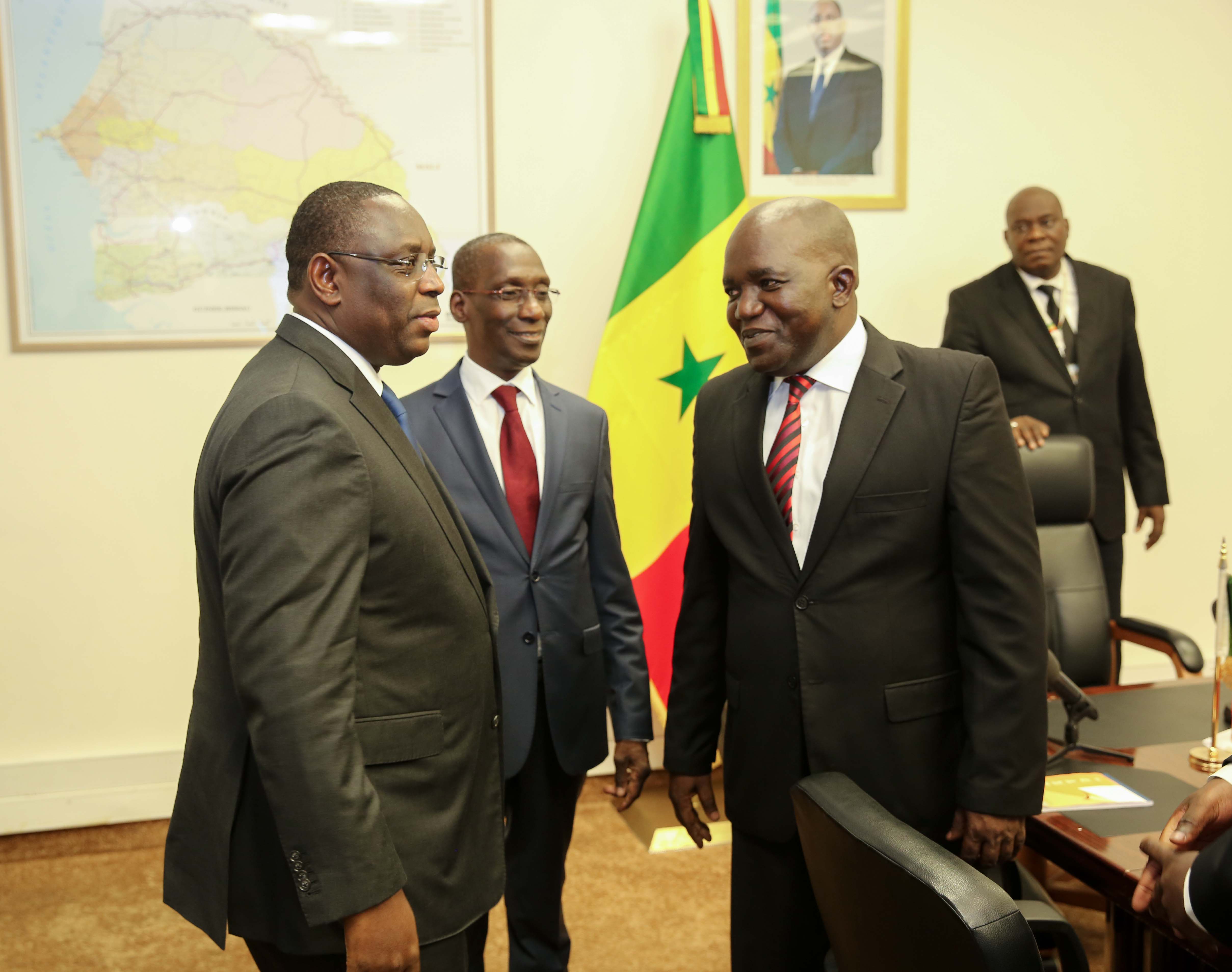 Rencontre avec une délégation de la coalition Manko Wattu Sénégal
