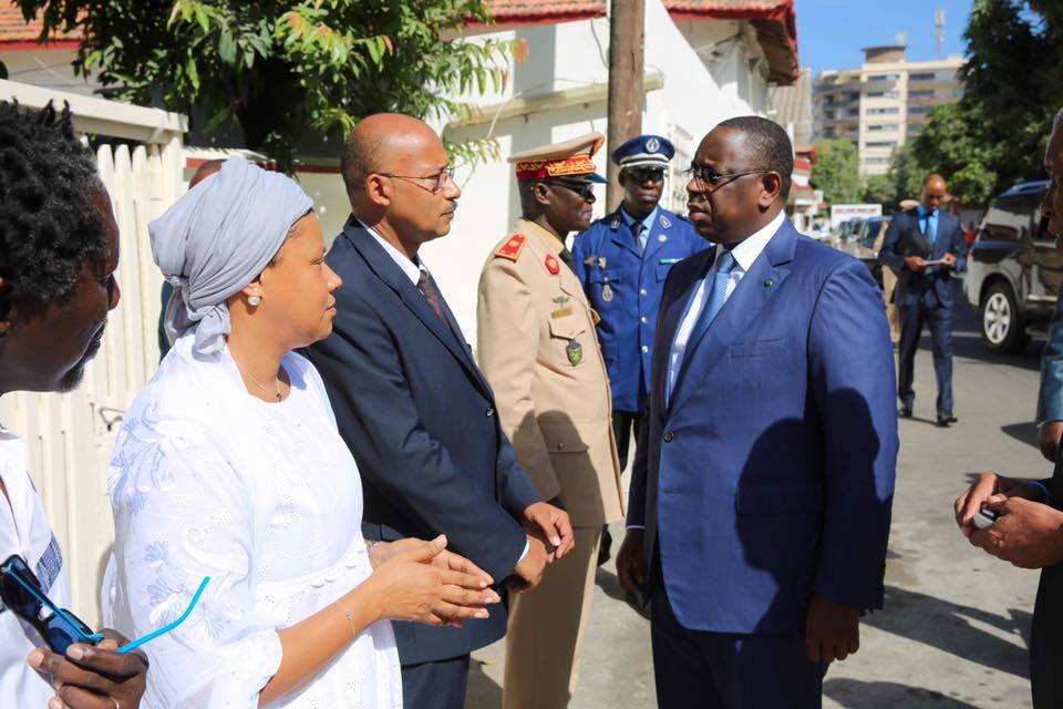 images Ousmane Sow inhumé à Yoff