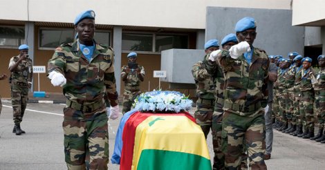 La MINUSCA condamne le meurtre d’un Casque bleu sénégalais à Bangui