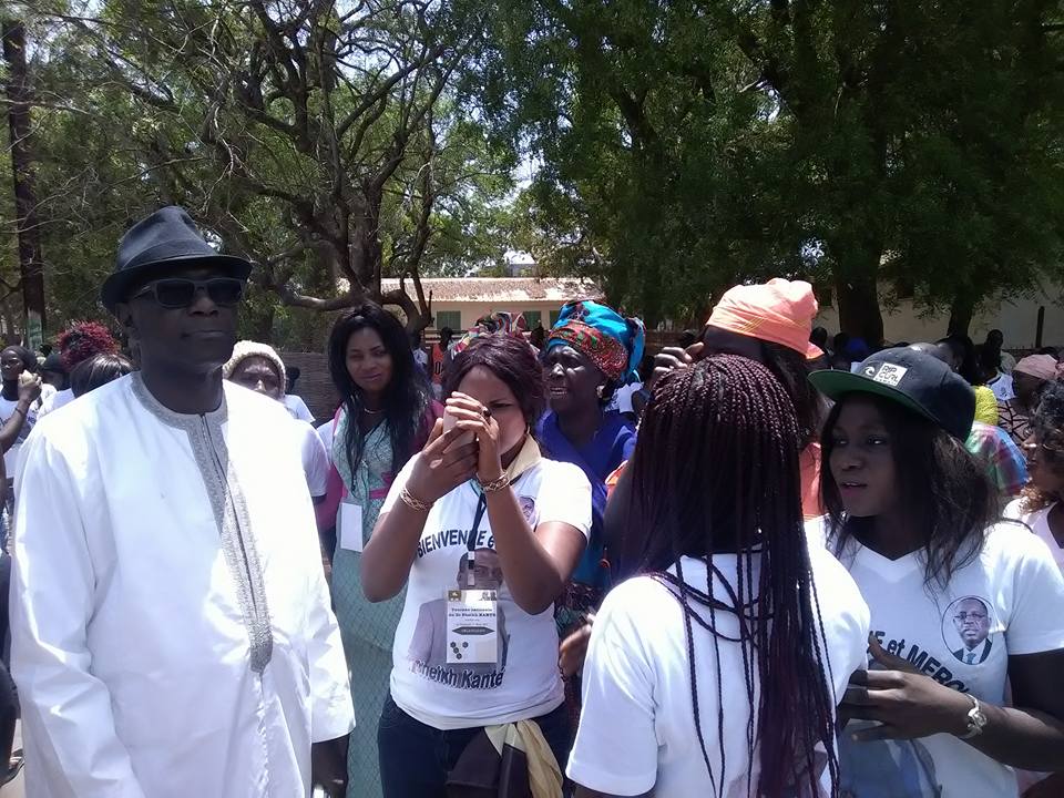 les images  l'arrive de dr cheikh kante a Sédhiou.