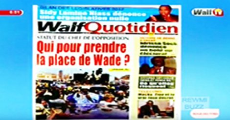 Revue de Presse WalfTv du Vendredi 04 Août 2017 en images