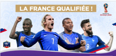 La France est qualifiée pour la Coupe du Monde 2018 !