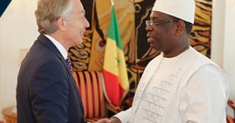 Tony Blair reçu en audience à la présidence sénégalaise