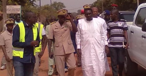 Suivi des chantiers du Pse : Cheikh Kanté à Sédhiou