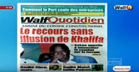 Revue de Presse WalfTv du Mardi 28 Novembre 2017