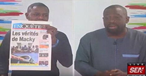 Revue de Presse SenTv de Fabrice Nguéma du 08 Décembre 2017