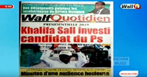 Revue de Presse WalfTv du Vendredi 15 Décembre 2017