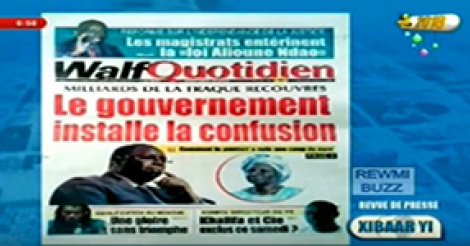 Revue de Presse WalfTv du Samedi 30 Décembre 2017