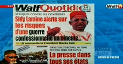 Revue de Presse WalfTv du Samedi 13 Janvier 2018