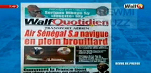 Revue de Presse WalfTv du Lundi 28 Mai 2018