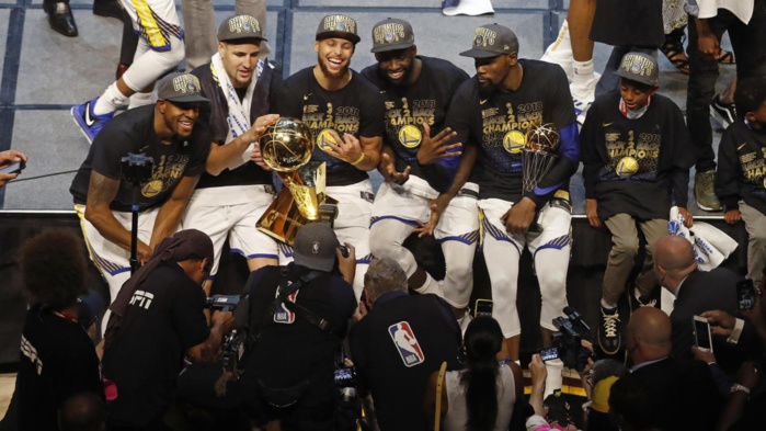 NBA : Golden State sacré champion pour la 3e fois en 4 ans