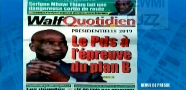 Revue de Presse WalfTv du Jeudi 5 Juillet 2018