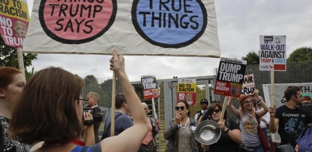 Londres: manifestations contre la visite de Trump