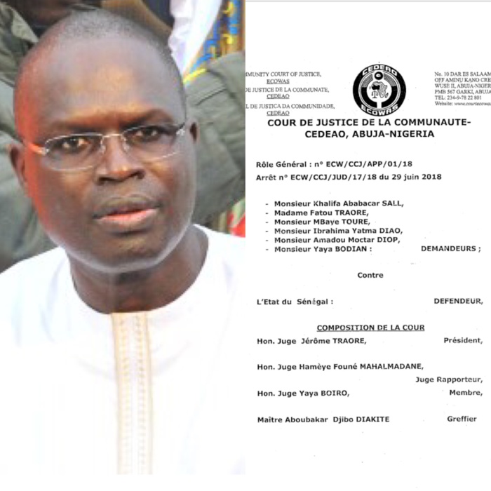 Affaire Khalifa Sall : voici l’arrêt rendu par la CEDEAO (Document)