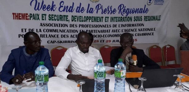 Les journalistes s'engagent à accompagner le processus de paix en Casamance