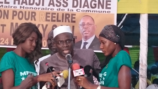 Ngaye Mékhé : Aymerou Gningue prêche pour la victoire du président Macky Sall avec un taux de plus de 60% au plan national