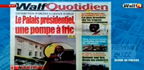 Revue de Presse WalfTv du Lundi 13 Août 2018