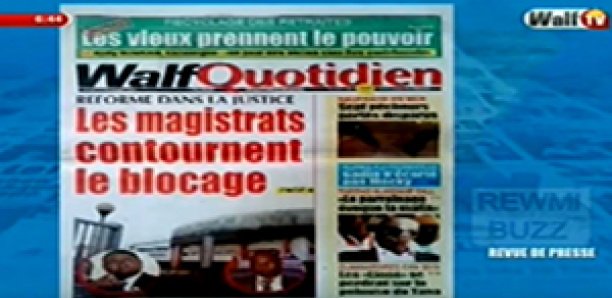 Revue de Presse WalfTv du Lundi 10 Septembre 2018