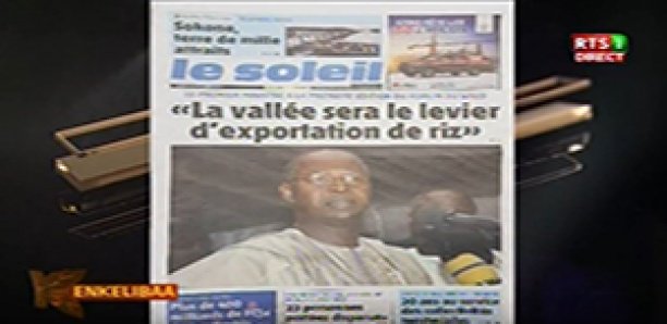 Revue de Presse Rts du 10 Septembre 2018