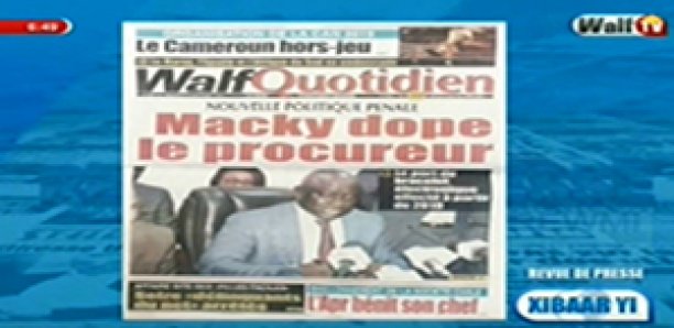 Revue de Presse WalfTv du Samedi 1er Décembre 2018